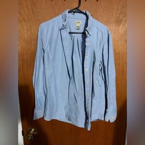 Women’s L.L. Bean Light Blue Button-Up Shirt